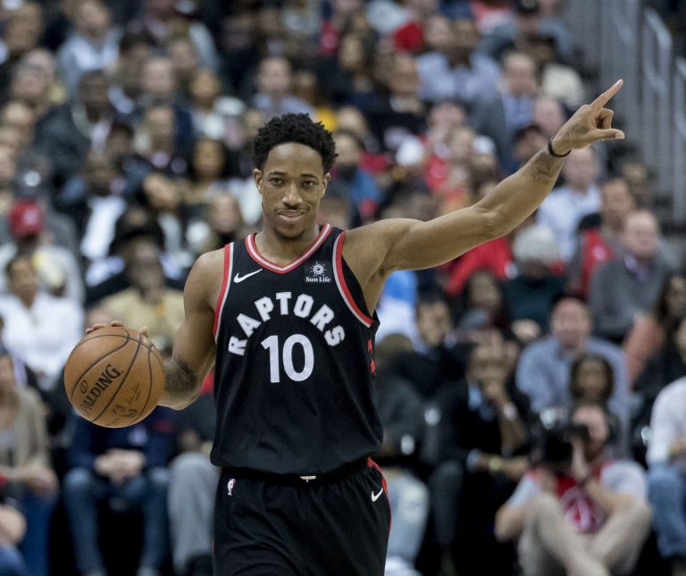 DeRozan Scores 37, Raptors Take 2-0 Series Lead Over Wizards - Hardwood ...