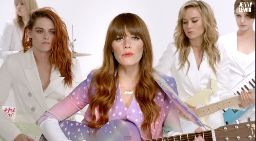 Jenny Lewis Video for "Just One of the Guys," starring Kristen Stewart, Anne Hathaway, Brie Larson