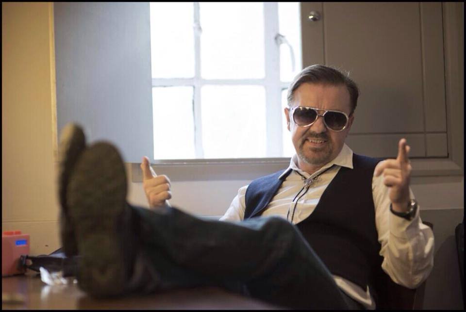 Ricky Gervais Takes David Brent from 'The Office' Out 'On the Road'