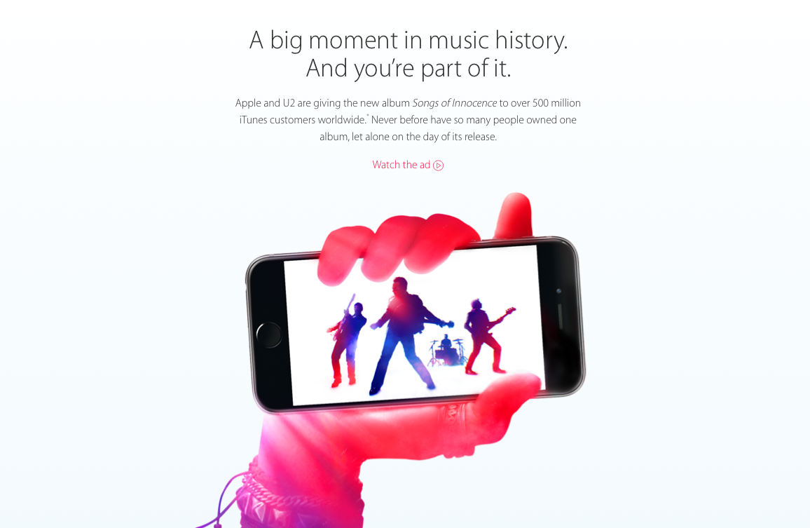 U2's New Album Available for Free via iTunes